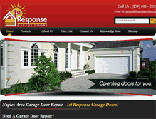 Tablet Screenshot of 1rgaragedoor.com